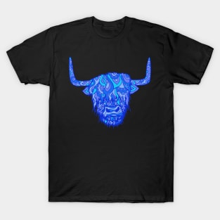 Highland Cow Blues T-Shirt